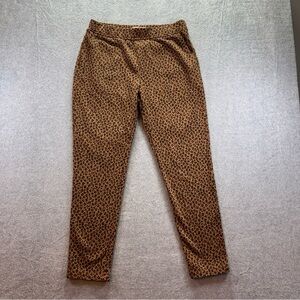 Lou & Grey Women’s Size Small Tapered Pants Animal Print